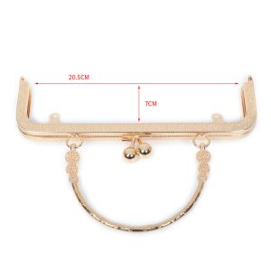 20.5*7cm Clutch Frame Hardware kiss lock clasp Lightweight