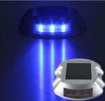 Reflective Aluminium Solar Road Studs Spike Flashing Light Double Side