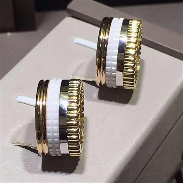 Jewelry factory in Shenzhen, China Br wide ring 18k white gold yellow gold rose