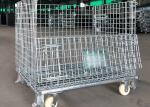 Logistic Storage Metal Cage Basketball Wire Metal Storage Iron Collapsible Cage