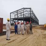 Customized Color Paint Steel Frame Peb Shed Construction Hot Rolled
