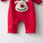 Baby Girls boys Christmas romper infant long sleeve deer jumpsuit for christmas