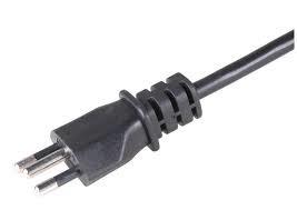 China Brazil 3 Prong Ac Power Cord With Plug For Laptop Computer Printer factory