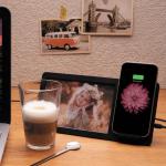 Recycled Smart Digital Wireless Charger Picture Frame Multifunctional ABS