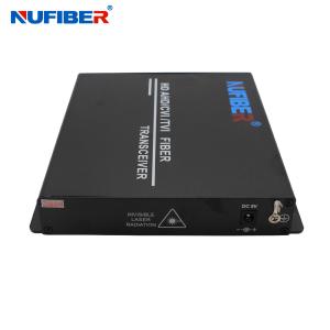 China Coaxial Fiber Video Converter Multiplexers CCTV 2BNC With Iron Case Material Fiber Video Converter factory