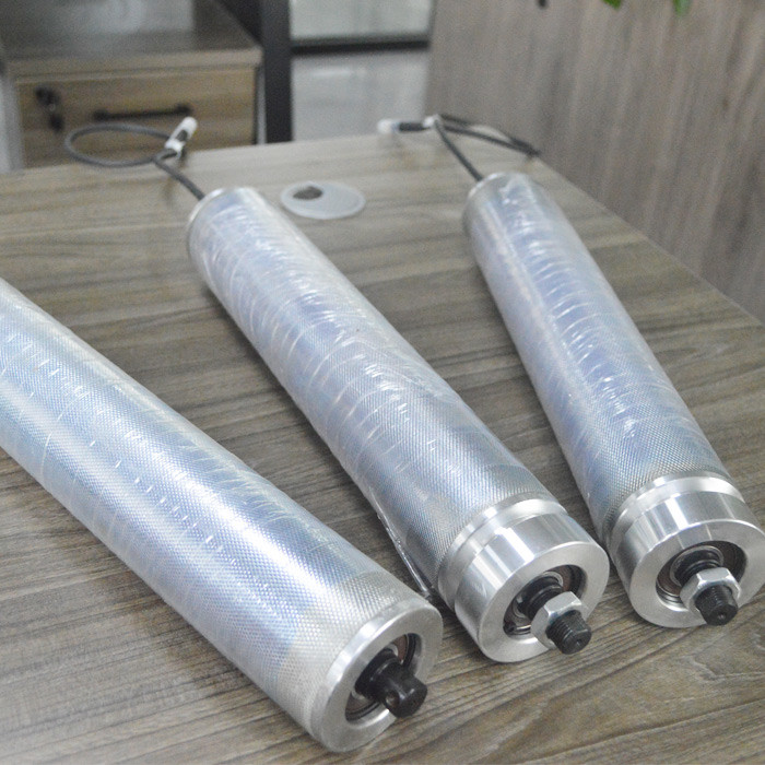 DC48V Servo Brushless Hall Motorised Drum Rollers For Logistics Cross Belt Sorting Machine