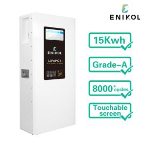 China High Storage Capacity 48V LiFePO4 Solar Battery Touchable Screen CE MSDS Certified factory
