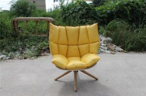 China Husk Chair, Fabric husk armchair with solidwood leg factory