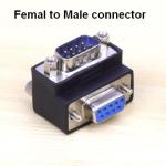 Adapter connector male-female and female to male connector for DB9 adapter