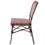 Patio French Bamboo Look Stackable Bistro Dining Chairs