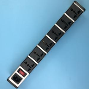 China Multifunction IEC320 C14 Inlet 6 Outlet Universal Power Strip factory