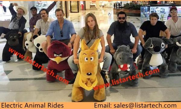 Walking Animal Rides Electric Go Karts Toy Horse on Wheels, Adult Carnival Rides