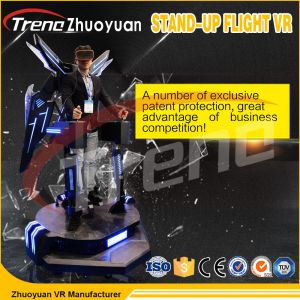 Interactive 360 Degree Stand Up Flight VR Simulator / Virtual Reality Equipment