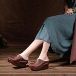 S511 2020 Summer Hot Style Ladies Slippers Sandals Genuine Leather Platform