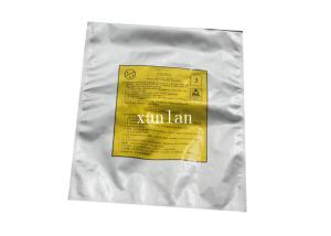 China Yellow Logo Aluminum Foil Bags Heat Sealed For Mailing Electronic Components factory