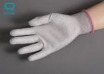 Breathable Palm Coated Gloves , ESD Disposable Gloves With Great Flexibility