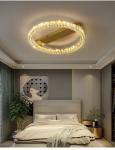 Luxury Ring Ceiling Lamp Modern Bedroom Living Room Crystal Ceiling Lamp(WH-CA