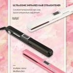 Straightener Home Beauty Machine LCD Ultrasonic Infrared Iron For Damaged Hair