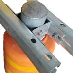 Roadway Protection at its Best Q235 Q345 Metal Roller Barrier with ISO
