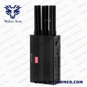 China DCS PCS 3G 4G 15M 4.8W Handheld Signal Jammer factory