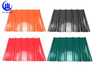 China 3 Layer Heat Insulation Roof Tiles Pvc Anti Heat Roofing Cover factory