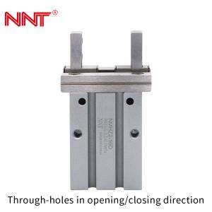 China NNT Parallel Adjustable Air Gripper Cylinder 40mm Maximum Stroke factory