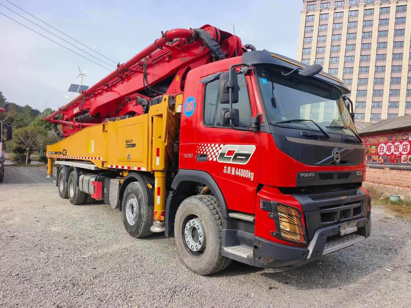 2020 SANY Concrete Mixer 56m Installed on Volvo Chassis for Concrete Pump and Hopper Accessory