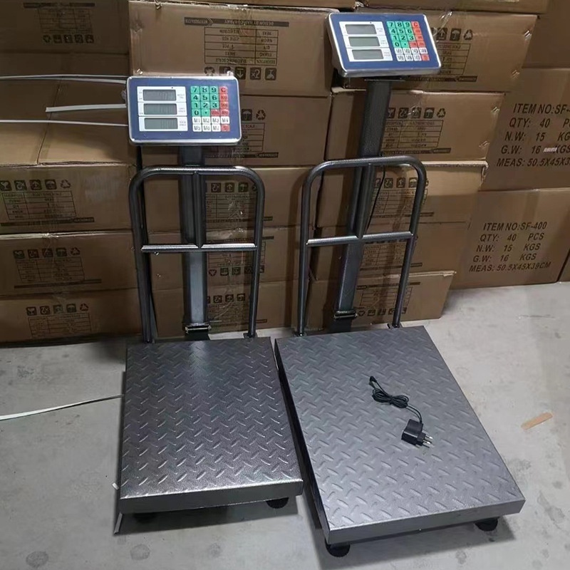 Industrial Waterproof Electronic Digital Scale 150-500KG Bench Weighing Steel Platform 0.1g Accuracy LCD Display OEM ODM