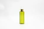 130ml Frost Transparent Green Cylinder Makeup Spray Bottle