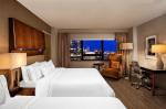 Hotel Room Large Bedroom Walnut wood King size Bed Luxury Nightstand and Marble