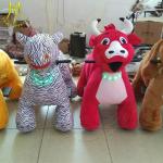 Hansel entertainment equipment coin operated kids ride kiddie ride on animals