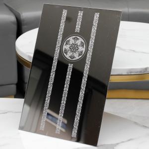 China Gold Mirror Etched Stainless Steel Decorative Sheets 1000x2000mm For Elevator factory