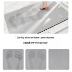 Quick Dry Antislip Diatomaceous Earth Bath Mat for Hotel Room Space Waterproof