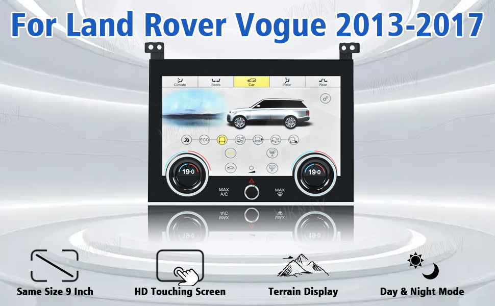 Car air Conditioning Panel For Land Range Rover Vogue L405 2013-2017 10.4 inch Climate Board AC Panel Touch Screen Car R