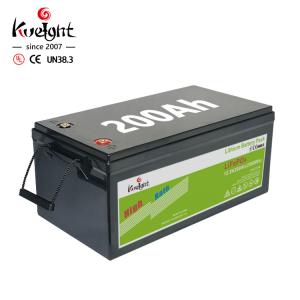China 12.8V 200Ah 12V LiFePO4 Battery Lead Acid High Cycle Life Power Supply factory