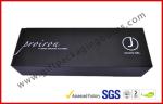 Black Curlers Electronics Packaging Boxes , Coated Paper Packaging Box With