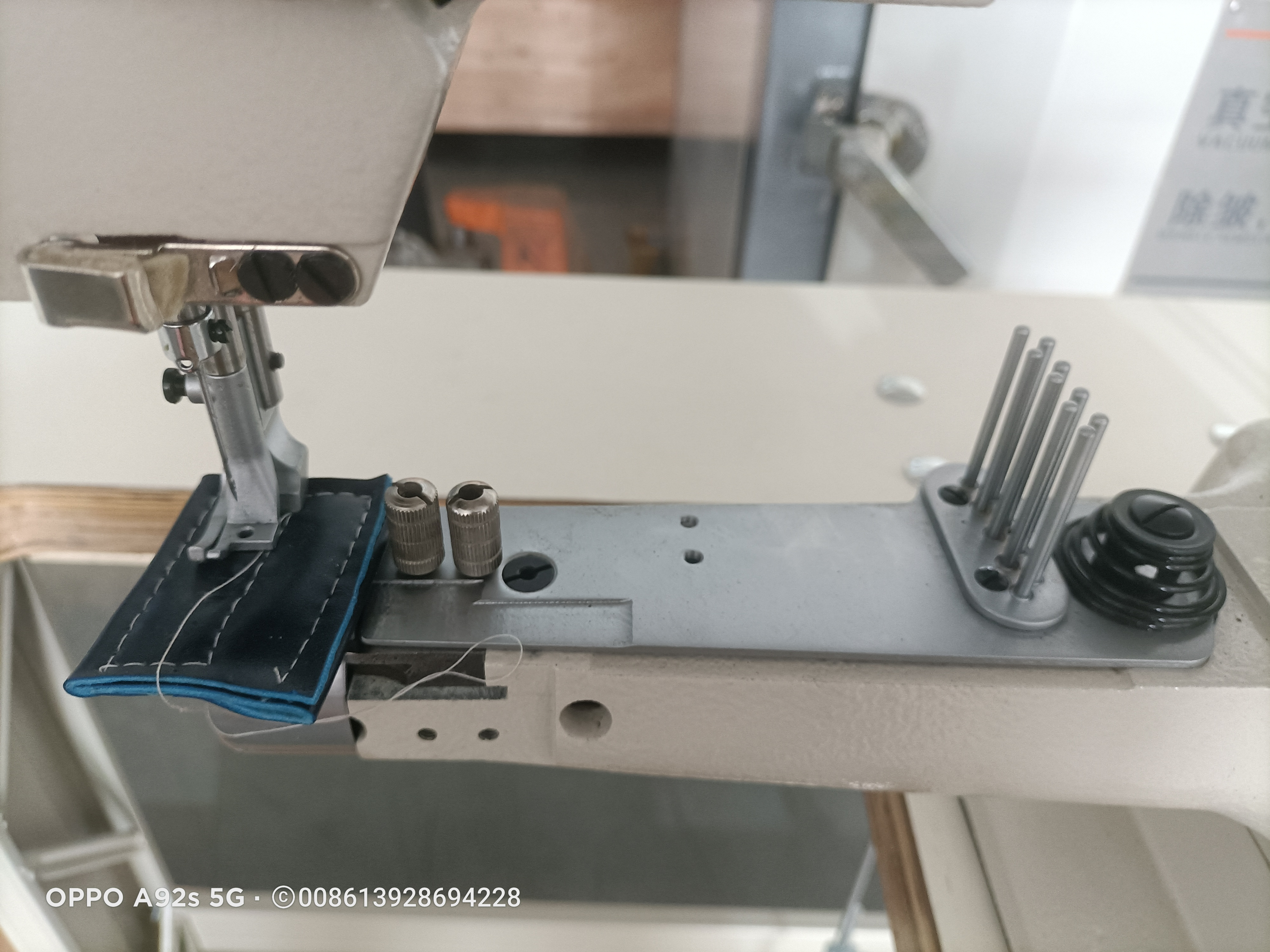 Semi Auto Leather Shoe Making Sewing Machine Highly Precise Easy Assembly