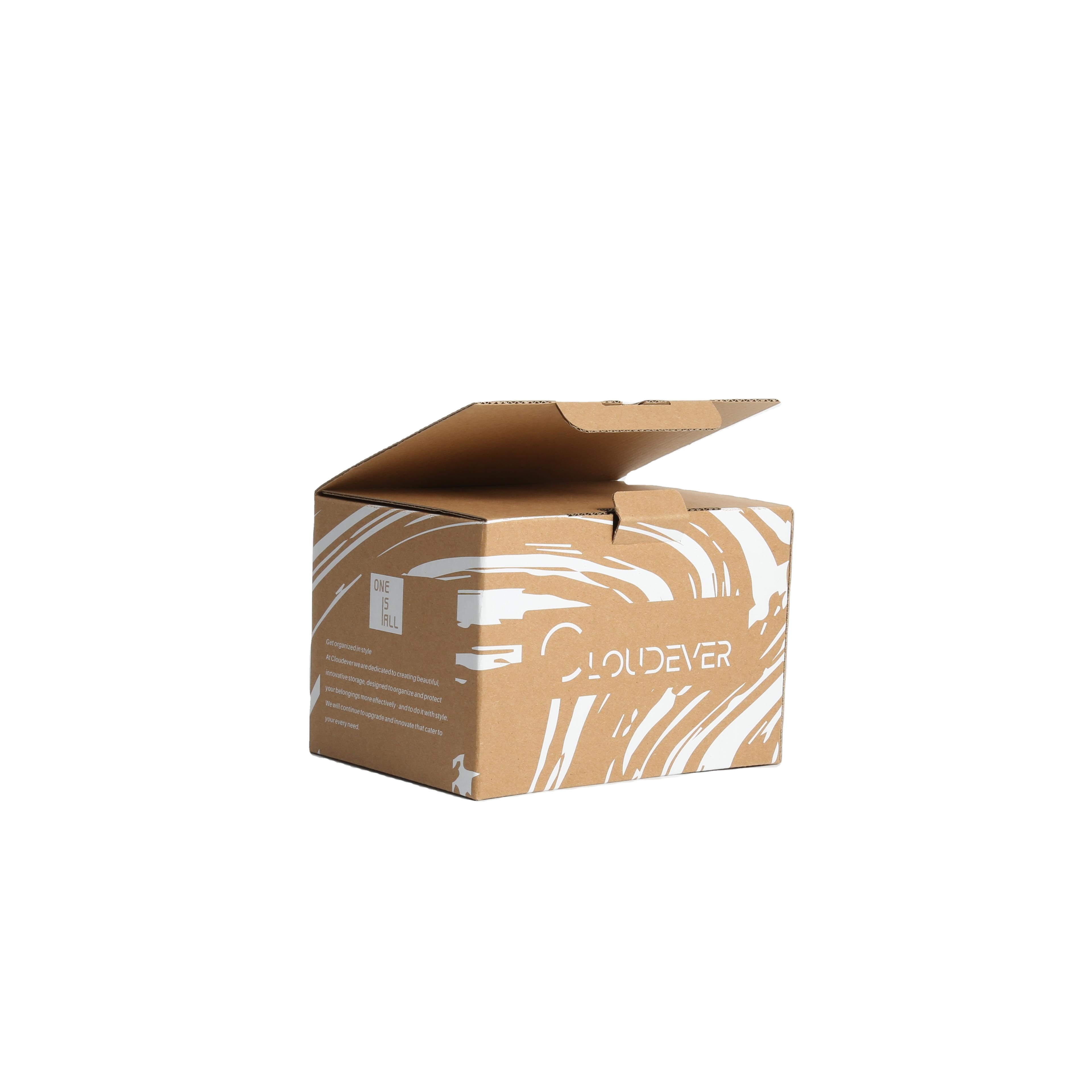 Corrugated Tuck End Box Plastics Liner Recycled Custom Logo Packaging for Clothing