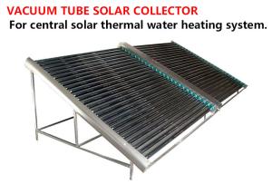 China Black Solar Energy Collectors , High Efficient Heat Pipe Solar Collector factory