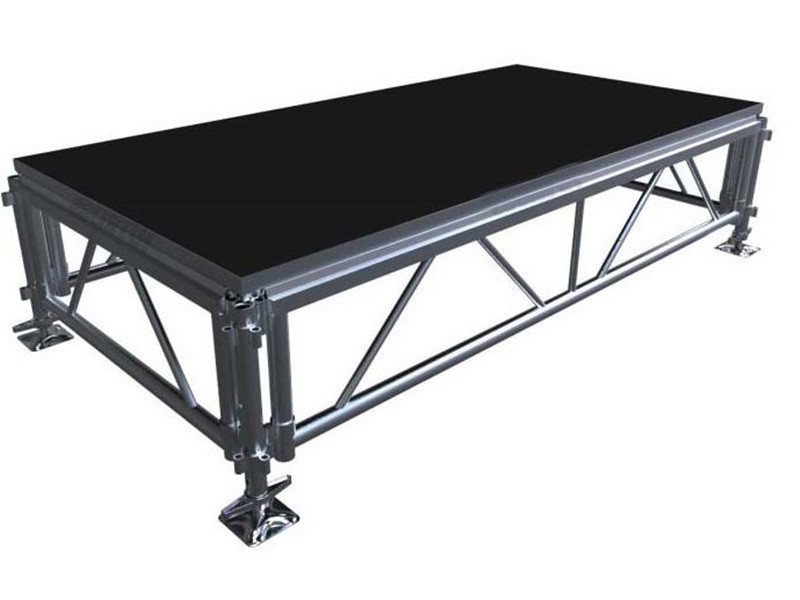 Telescopic 4x4 1.22x2.44m Portable Stage Risers For Event