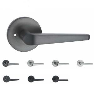 China Stainless Steel Interior Door Locks and Handles with Single Cylinder Design factory