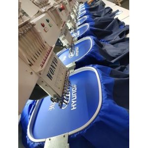 6 Head Flat Computerized T-Shirt Sewing Embroidery Machine