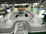 Customized Portable Water Floating Leisure Aqua Banas Platform Dock With Tent