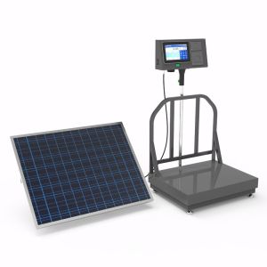 Floor Scale 7-Inch AI Intelligent Android System LCD Bench Scale Solar-Powered
