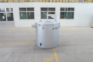 China 0.60Mpa 1000KG Cap Coreless Induction Small Foundry Furnace Maintaining Temperature factory