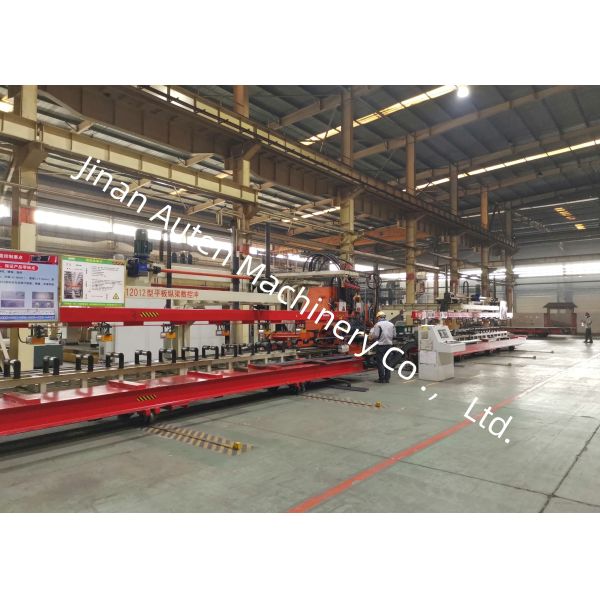 Y Axis ±0.2 Mm/600 Mm Processing Accuracy CNC Truck Beam Punching Machine 25pcs Number Of Modules
