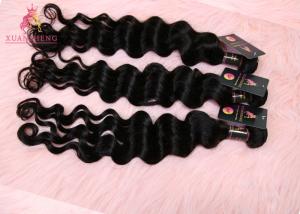 China 10A Grade Virgin India Hair Cuticle Aligned Loose Wave Bundles 150% Density factory
