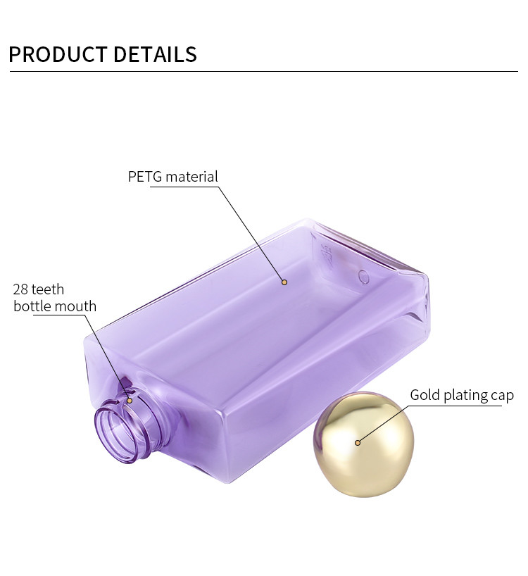 Recycable Small Screw Top Bottles Engraving Screw Top Plastic Containers