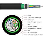 PE Jacket Central Loose Tube Underwater Fiber Optic Cable GYTA53 Armoured Multi