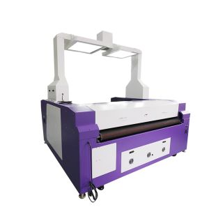 Sublimation automatic cut textile clothes digital laser cutting machine